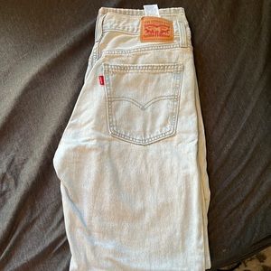 Levi’s low pro straight high rise jeans